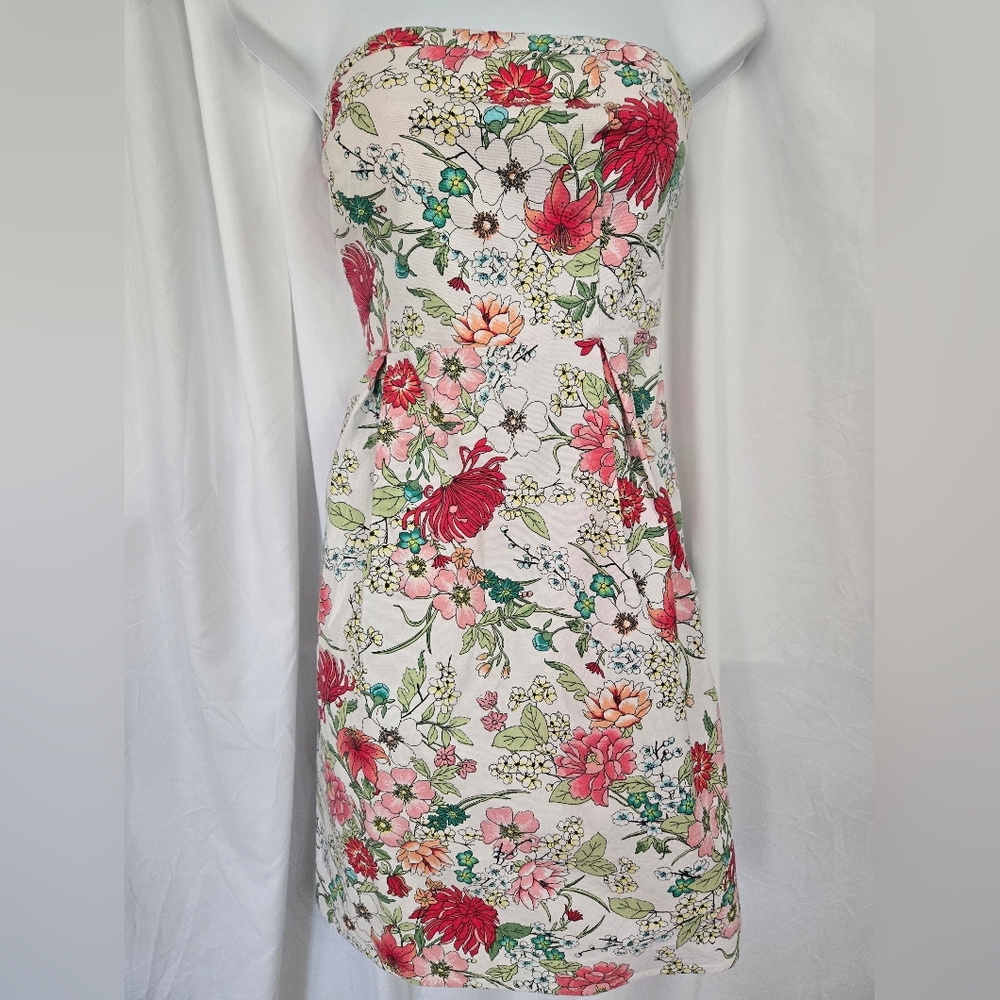 Old Navy Strapless Floral Dress Size 0